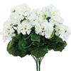 New 5 Heads Real Happy Flower Silk Photography Photo Gift Natural Simulated Rose Buds Haitang Flower Home Decorative