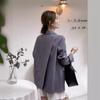 Gray Small Suit Jacket for Small People, Spring and Autumn New Style British Style Short Suit Top