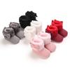 Baby Girls' Cotton Snow Boots: Soft Sole, Plus Velvet, Warm Shoes for 0-1 Year Olds