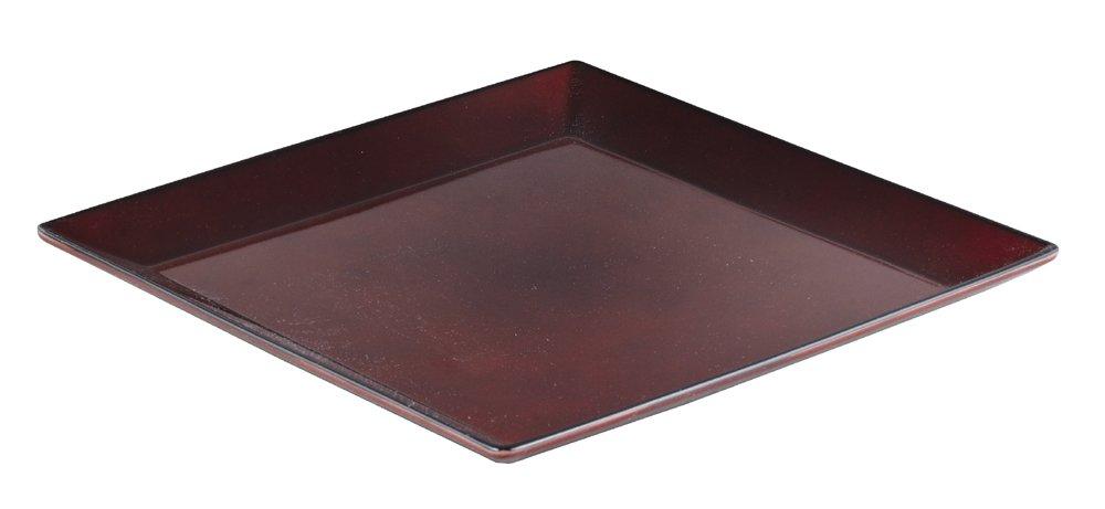 

Pearl Metal Lacquerware Clean Coat Square Platter Akatame [Yamanaka-nuri] K-6128
