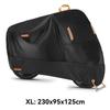 Motorcycle Cover Outdoor Waterproof Motorcycle Tarpaulin 210D Thickened Polyester UV Protective Cover for Motorcycle Scooters