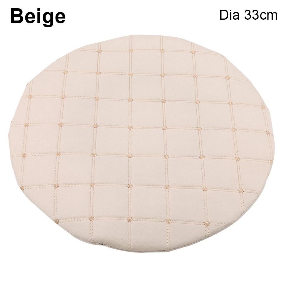 1Pcs Durable Round Chair Cushion Cover Removable Elastic Seat Pads 33cm Bar Stool Cover Home Kitchen Office