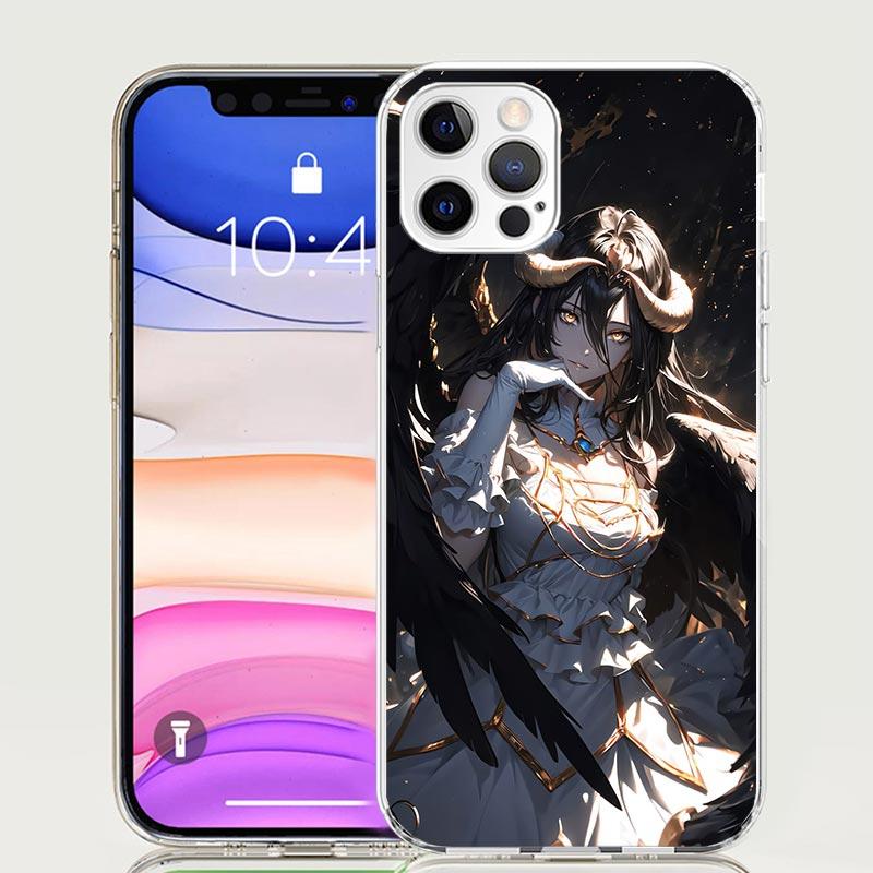 

Albedo Overlord Anime Phone Case for Apple iPhone 17 Air 16 15 Plus 14 + 13 Mini 12 11 Pro Max 7 8 SE 16Max Soft Shell Cover Coq iPhone 16 Pro