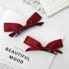 1PC Cute Three-dimensional Bow Hairpin Female Side High Ponytail Top Clip Edge Clip Bangs Clip Simple Japanese and Korean Headgear Sweet
