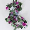 Simulated Rose Winter Jasmine Cherry Blossom Artificial Vine Decoration For