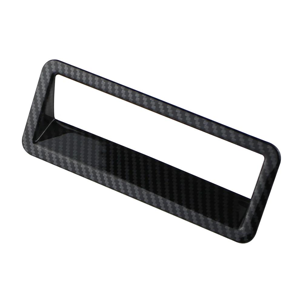 For Isuzu D-max Dmax 2021 2022 2023 Head Light Lamp Switch Panel Cover Trim Caron Fiber Decoration Sticker Interior Accessories