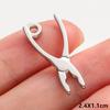 5pcs No Fade Tools Axe Wrench Sword Daily Supplies Charm Pendant For DIY Jewelry Making Accessories Keychain Earring Connectors