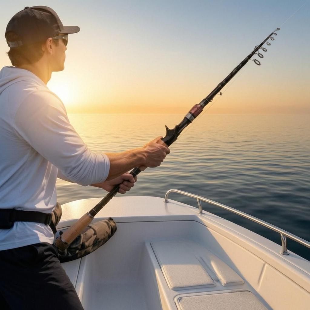 CarbonFiber Telescopic Fishing Rod Compact Carbon Fiber Lightweight
