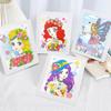 Cartoon Creative Handmade Diy Diamond Painting, Framed Children'S Paste Painting Living Room Study Art Decorative Painting Cross Stitch