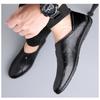 Men Breathable Casual Slip On Soft Sole Solid Color Business Daily Loafers