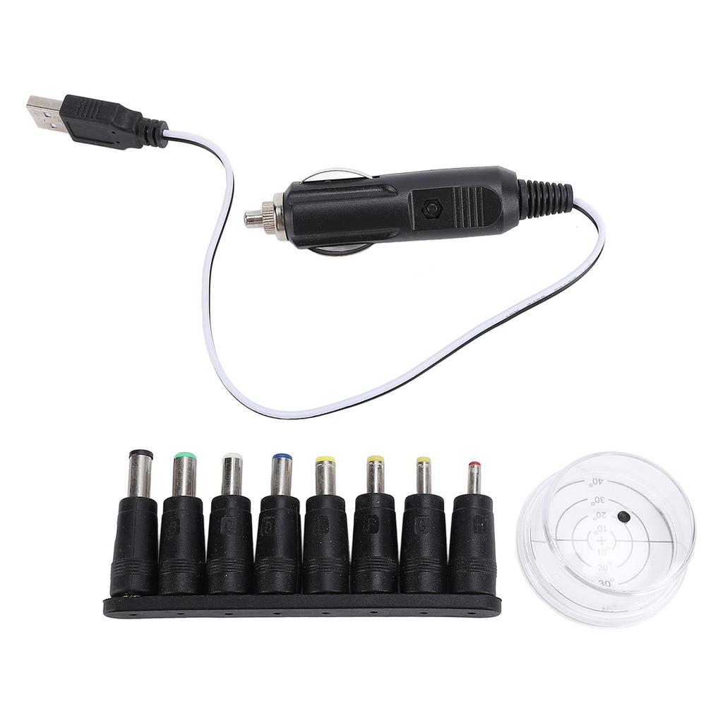 8Pcs Solar Panel Adapter Connector with Testing Line and Light Angle Meter A H Type Easy to Use for Car RV Golf Cart