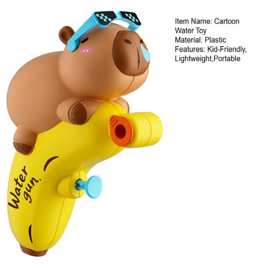 Cartoon Water Squirter for Kids Banana Capybara Water Shooter for Pool Beach Outdoor Play Fun Summer Bath Gift for Toddlers Children