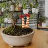 Witch Leg Flower Pot Set Halloween Theme Garden Lawn Planter Holder Resin Craft Outdoor Decoration
