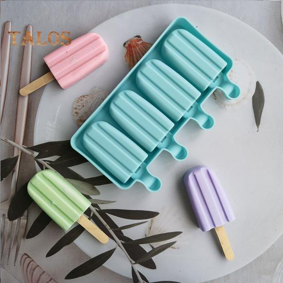 Mucegai pentru înghețată antiaderent DIY Ușor util Creativ, simplu, cu dungi, tavă de gheață, consumabile pentru casă