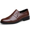 Chaussures pour hommes en cuir de vache véritable, chaussures business décontractées à semelles triple couture pour hommes d'âge moyen et âgés 2025
