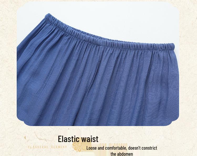 Summer T-Shirt Set for Women Aged 60-70: Lightweight Pajamas for Grandmothers & Mothers