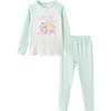Balabala Girls' Breathable Thermal Underwear Set