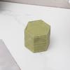 Boîte à Bague, Boîte Cadeau Hexagonale en Velours pour Bijoux, Compacte avec Protection en Éponge Douce Design Élégant, Boîte à Bijoux pour Fiançailles, Demande en Mariage, Mariage