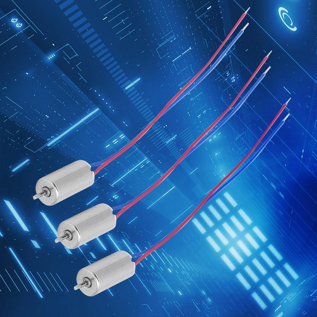 5pcs 6x12mm Micro Coreless Motor 3.7V 21800rpm for Aircraft Model Toy Quadcopter