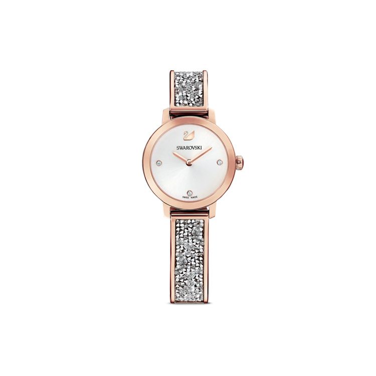 Swarovski Women's White/Silver Cosmic Rock Series Watch Quartz Movement Stainless Steel Bracelet Dial Simple Elegant Fashion Watches 5376092