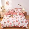 Shuibo Peach Blossom Eco-Cotton Flannel 4-Piece Bedding Set