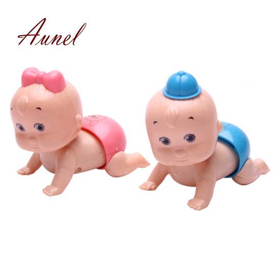 Cute Windup Crawling Crawl Boy Girl Doll Toy Birthday Gift