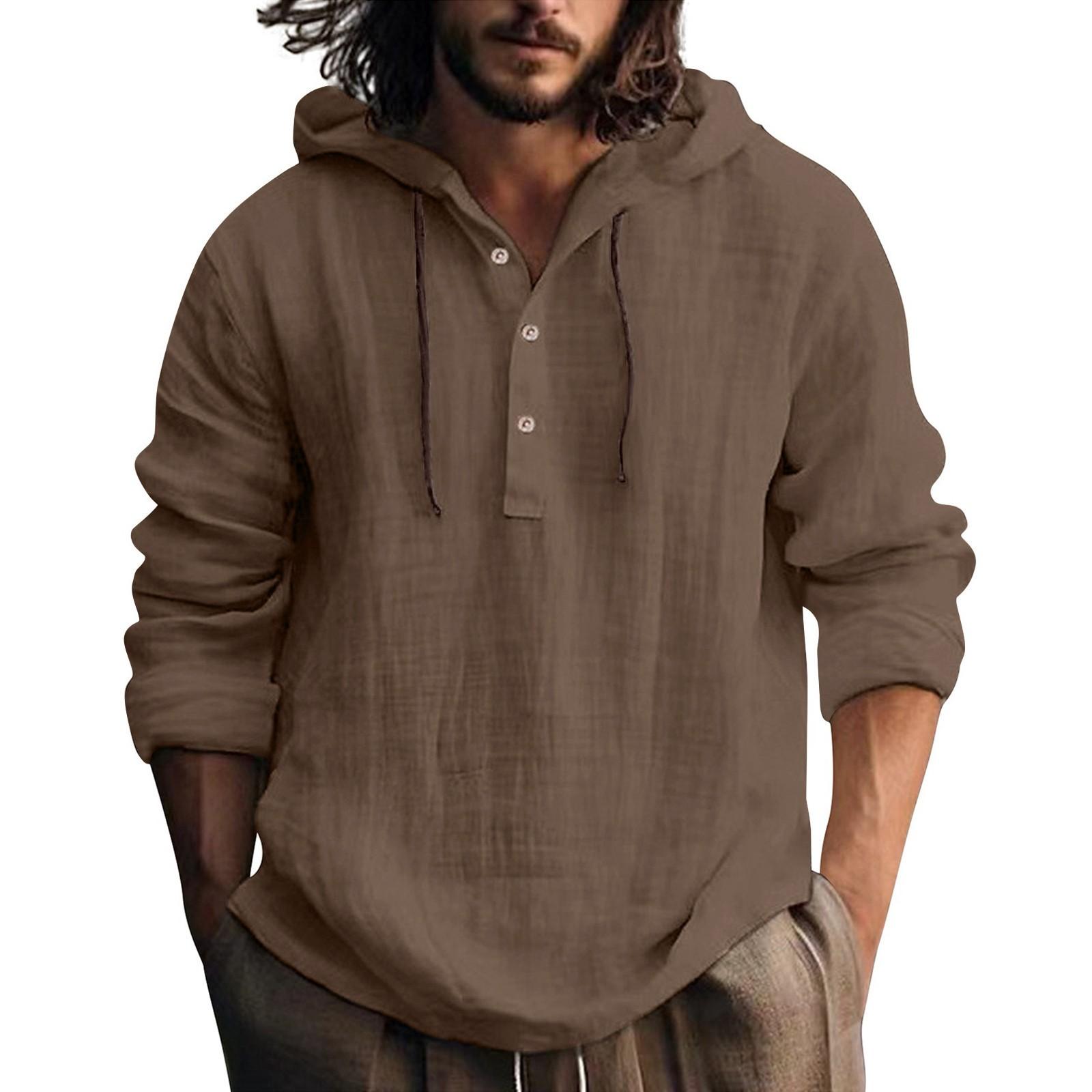 

Мужская летняя новая свободная рубашка с длинным рукавом с принтом, кардиган, пляжная рубашка XXXL кофейный