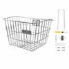 Stainless Steel Front Cycle Basket Weather-Resistant for Grocery Runs