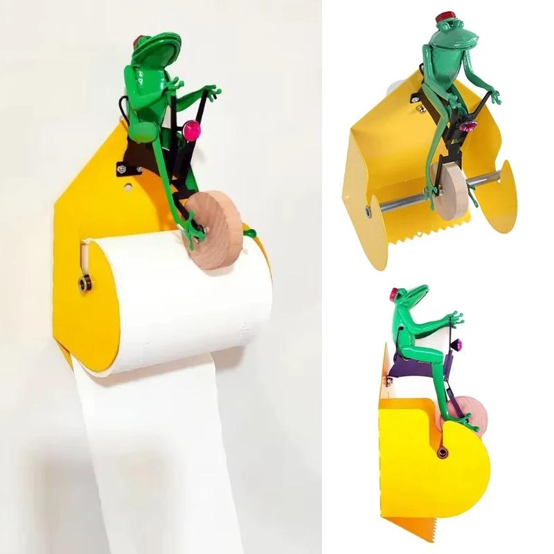 Frog Toilet Paper Holder Cute Toilet Paper Holder Toilet Paper Rack Charming For Bathroom Kitchen Housewarming Gift