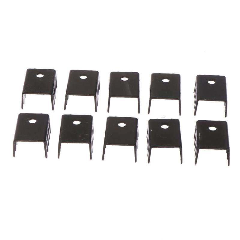 10Pcs To-220 Aluminum Profile 7805 Heatsink 781 Radiator Heat Sink 19*15*10Mm Aluminum Alloy Profile Cooler