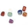 Crystal Rough Stone Natural Carving Seven Chakras Sanskrit Runes for Gifts Meditation