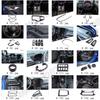 Carbon Fiber ABS Interior Decoration Cover Trim Kit For Subaru WRX -2024