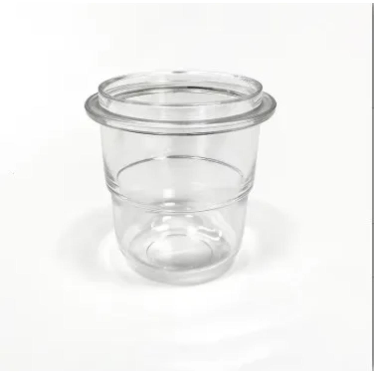 

58mm Coffee Measuring Cup Handle Connecting Powder Ring Thick Grinder Anti-flying Powder Connecting Powder Cup Smell Cup прозрачный