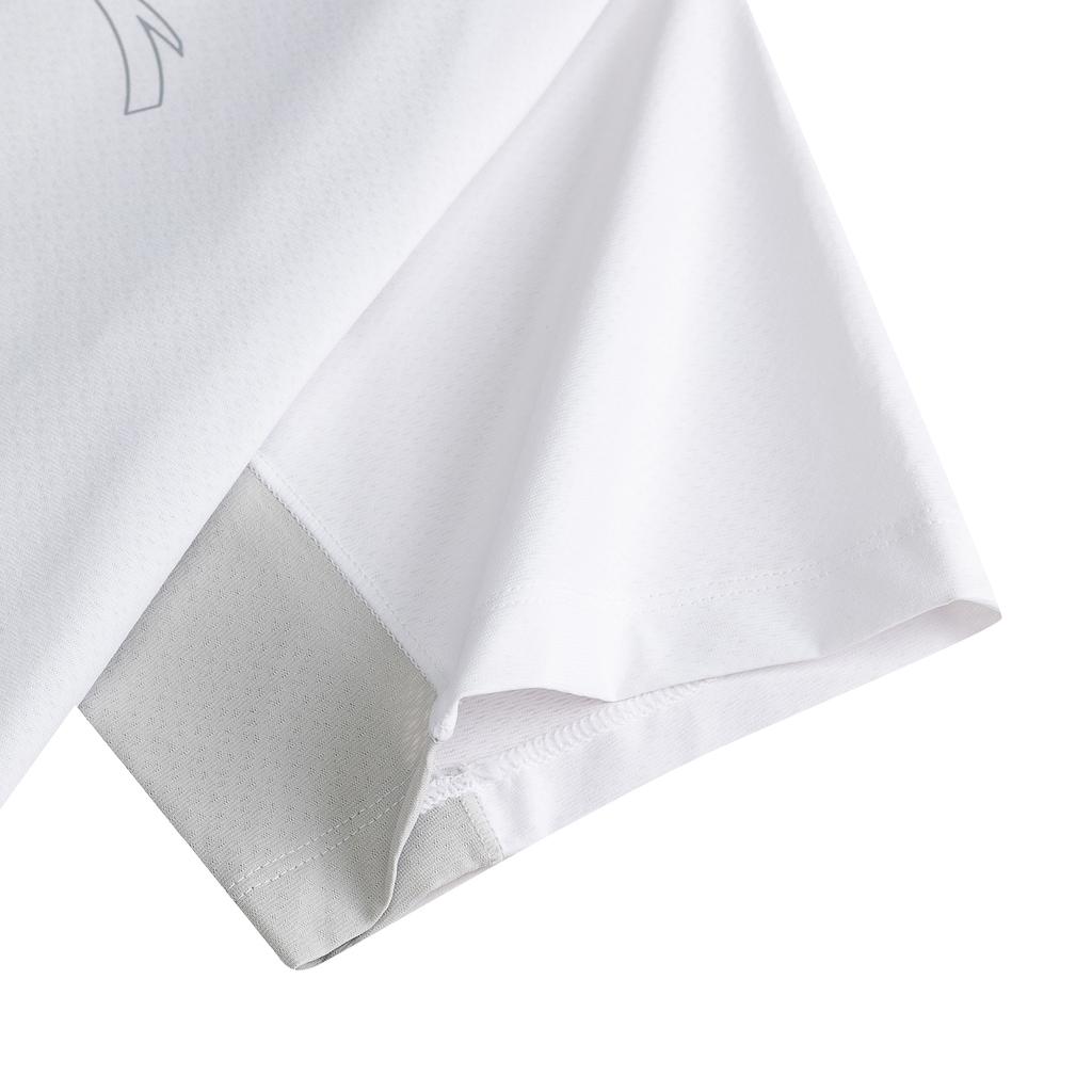 Anta Short Sleeve Knitted T-Shirt Summer 2026 Men Tops White Gray 952625110-3