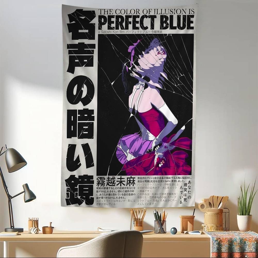 Movie Perfect Blue Cartoon Tapestry Bohemian Wall Tapestries Mandala Wall Hanging Sheets