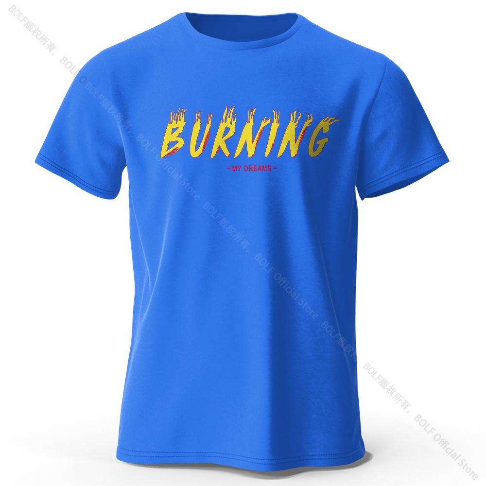 Modern Typography Printed 100% Cotton T-Shirt, Lightweight Round Neck Short Sleeve Tee, Unisex Everyday Style