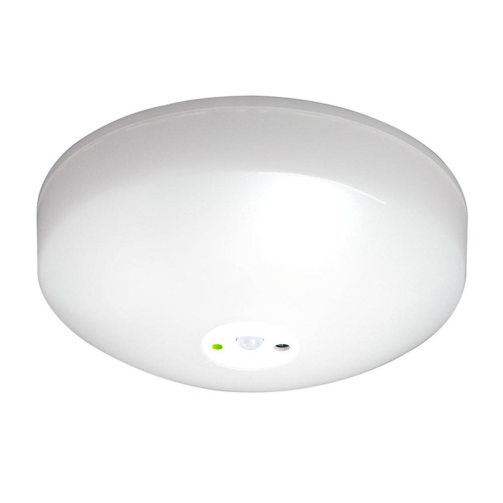 Iris Ohyama LED Ceiling 100W Warm with Motion 700lm SCL7L-MS Light, Compact, Equivalent, White, Sensor,