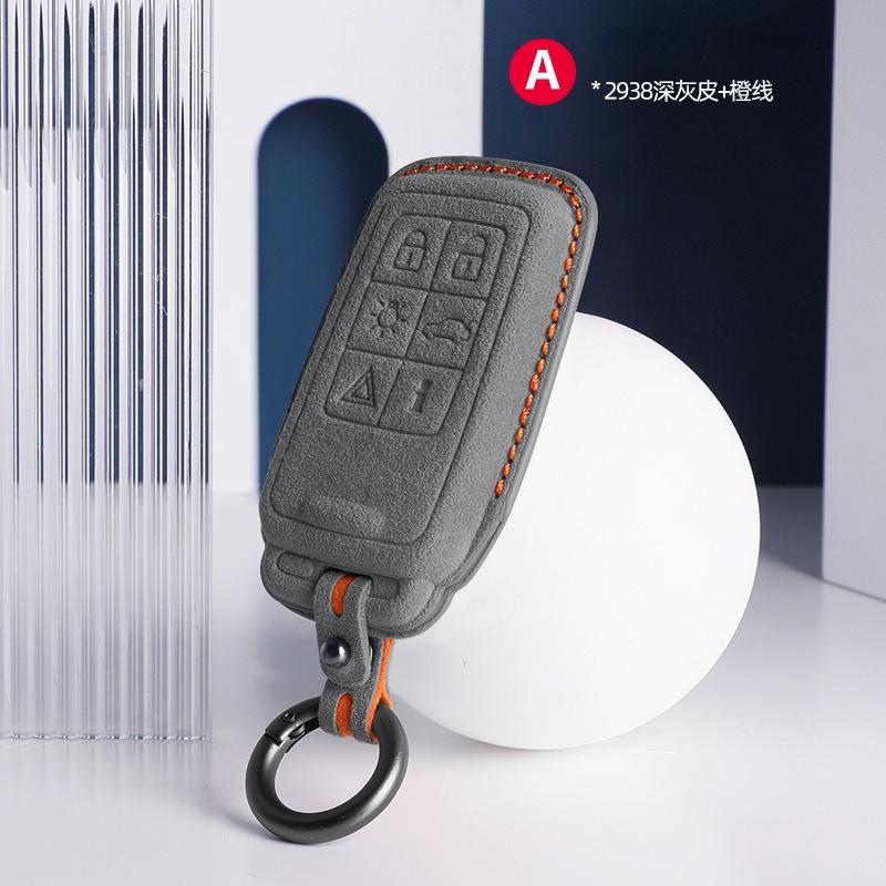 For Volvo S90 XC90 XC60 S60 V90 Keyset 3D Suede Car Key Case