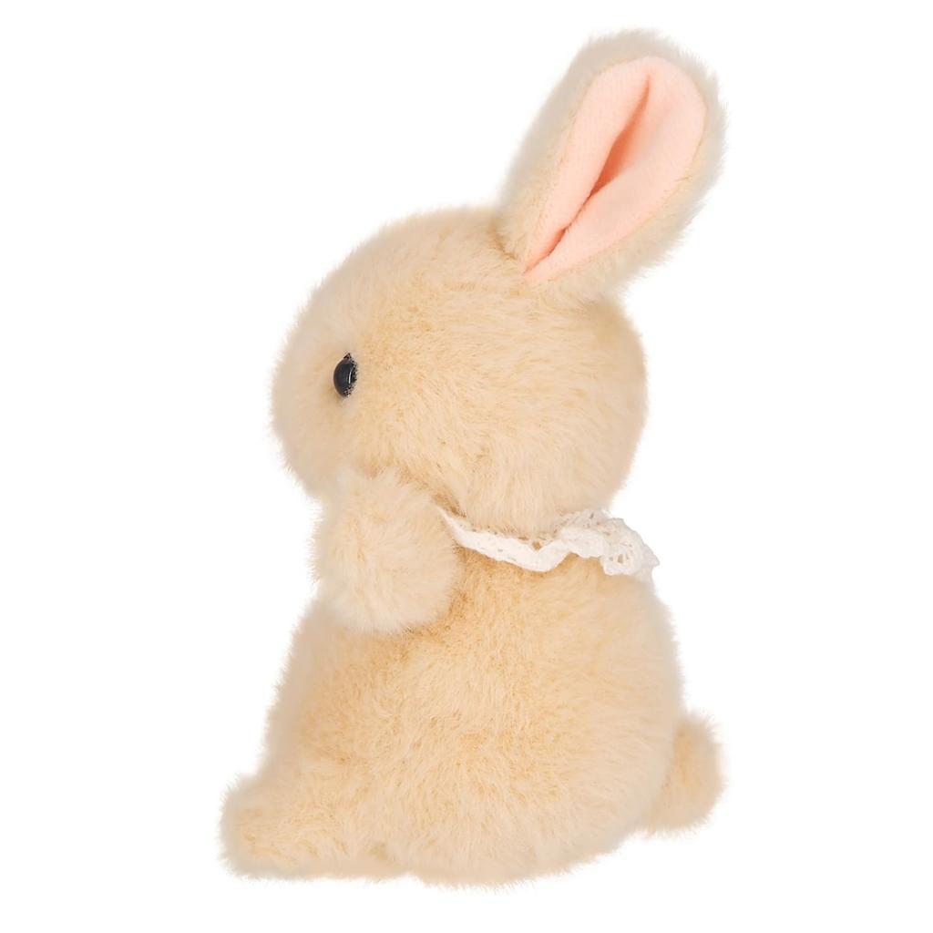 Sanei Boeki Chimosh Rabbits Beige Plush Toy W9×D9×H16cm