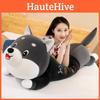 Adorable Lying Husky Pose Plush Toy Girls Bedtime Sleep Companion Holiday Gift