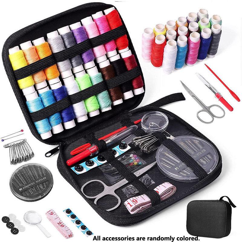 Portable Needle and Thread Kit - Home DIY Sewing Tool Set, Household Sewing Box