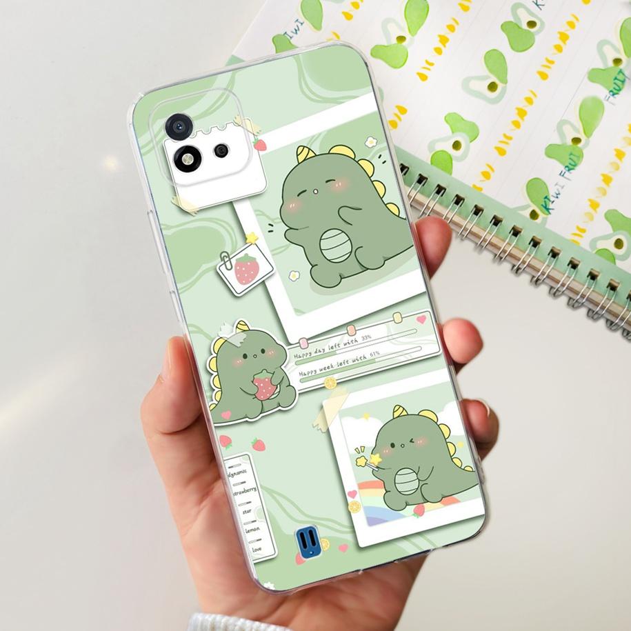 For Cover Realme C11 2021 Case Fashion Marble Love Heart Silicone Soft TPU Phone Back Cover For Realme C11 RMX2185 C20 C20A Capa