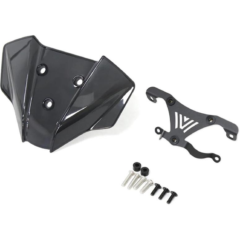 Compatible with 390 Duke Windshield Flyscreen Compatible with 390Duke 290Duke 125Duke Motor Windscreen Guard 2017-2023(Dark Gray) темно-серого