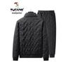 Woodpecker Men's Thickened Lamb Wool Suit: Autumn/Winter Plus Velvet Warm Jacket & Casual Long Pants