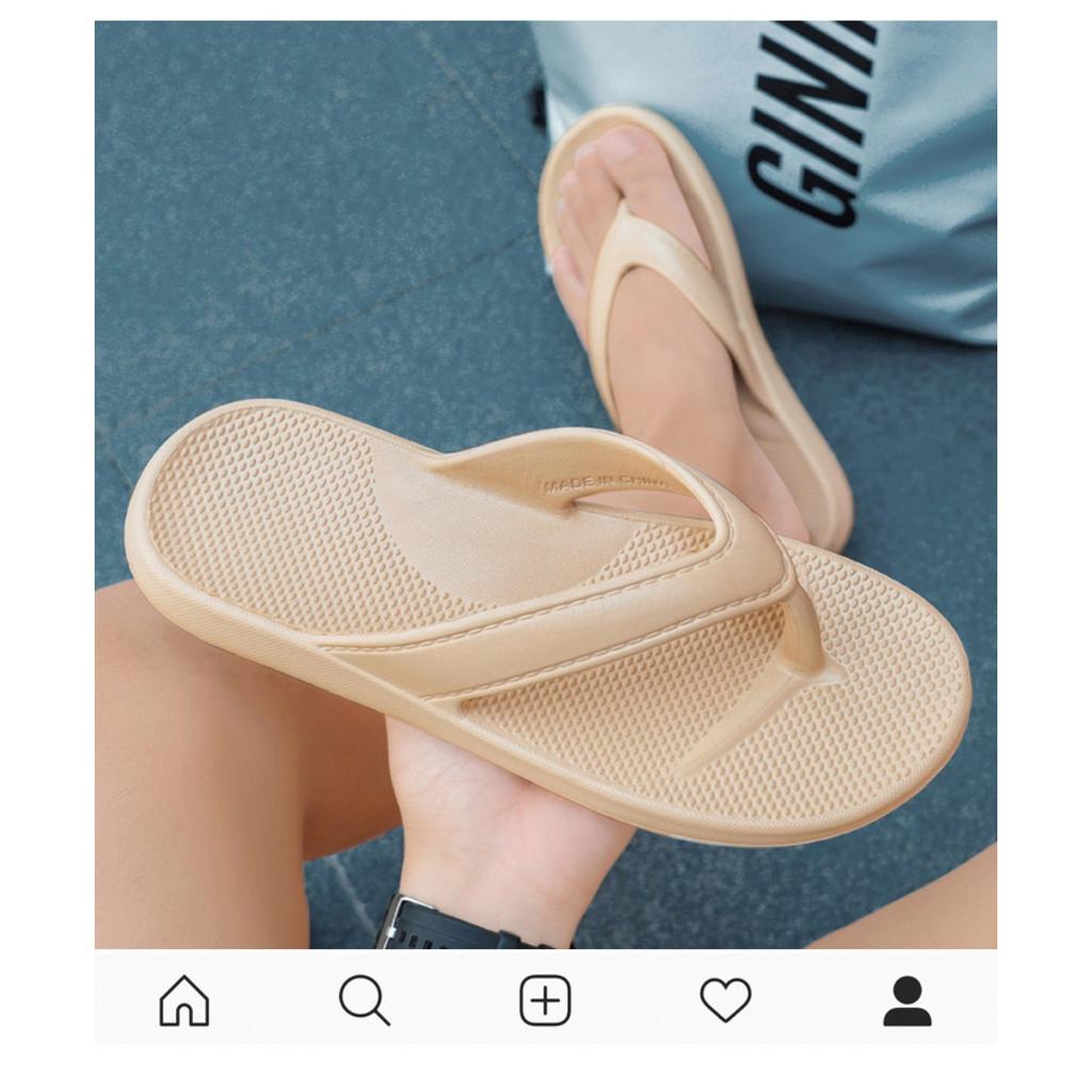 Men's Flip Flops, Summer New Casual Clip on Slippers, Men's and Women's Sandals, Slip Resistant Beach Sandals for Outdoor Wear