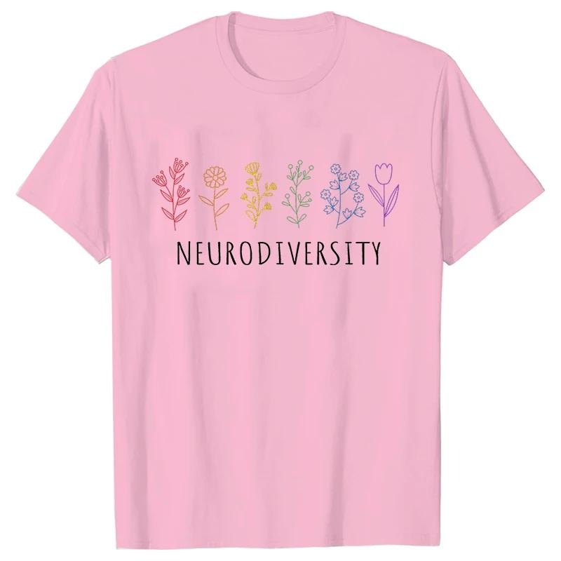 

Autism Awareness T Shirt Neurodiversity Graphic Tshirts Fashion Crew Neck Short Sleeve T Shirt Autism Mom Clothing for Women 4XL