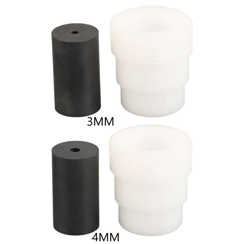 Boron Carbide High Wear Resistance Sandblasting Nozzle Includes Rubber Sleeve For Enhancing Sealing Improve Efficiency