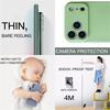 ultrathin Non-Slip Cover Green case For iPhone 17 16 15 14 13 11 12 Pro Max Mini Air  Camera Protector Lens Simple Phone Case