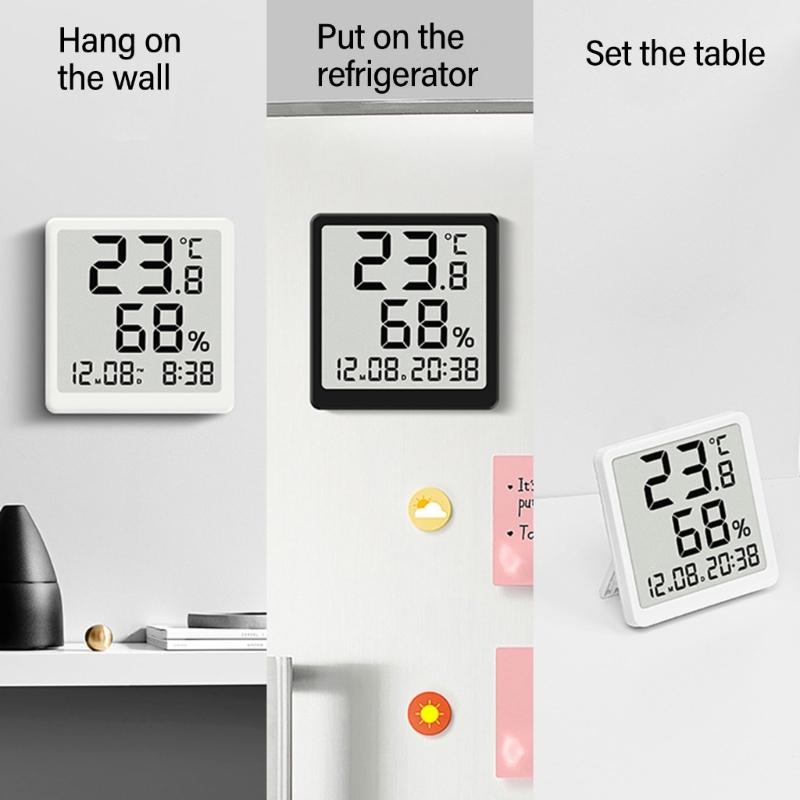 Efficient Indoor Thermograph and Hygrometer for Monitoring Room Climate for Baby Room House Office Living Room
