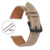 Vintage Denim Watch Strap Handmade Stitching Cowhide WatchBand 18mm 20mm 22mm Men‘s Universal Smartwatch Wristband Quick Release